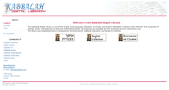 Desktop Screenshot of lib.kabbalah.info