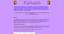 Desktop Screenshot of kabbalah.de