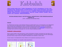 Tablet Screenshot of kabbalah.de